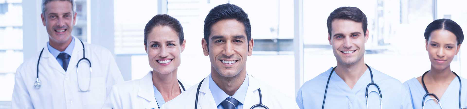 Doctors smiling